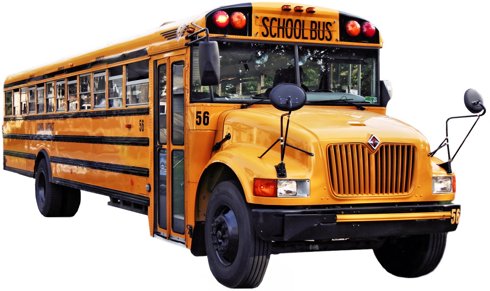 Amerykański schoolbus - potężny pojazd zapewniający podróżującym nim dzieciom maksimum bezpieczeństwa.