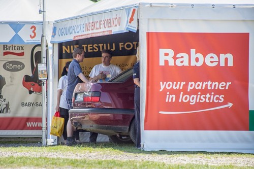 Raben jest jednym z partnerów trasy Ogólnopolskie Inspekcje Fotelików 2014.