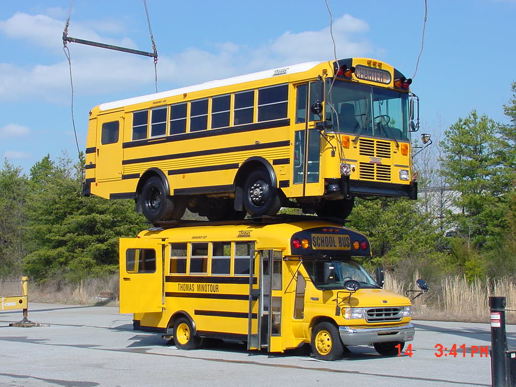 autobus szkolny - schoolbus USA, test