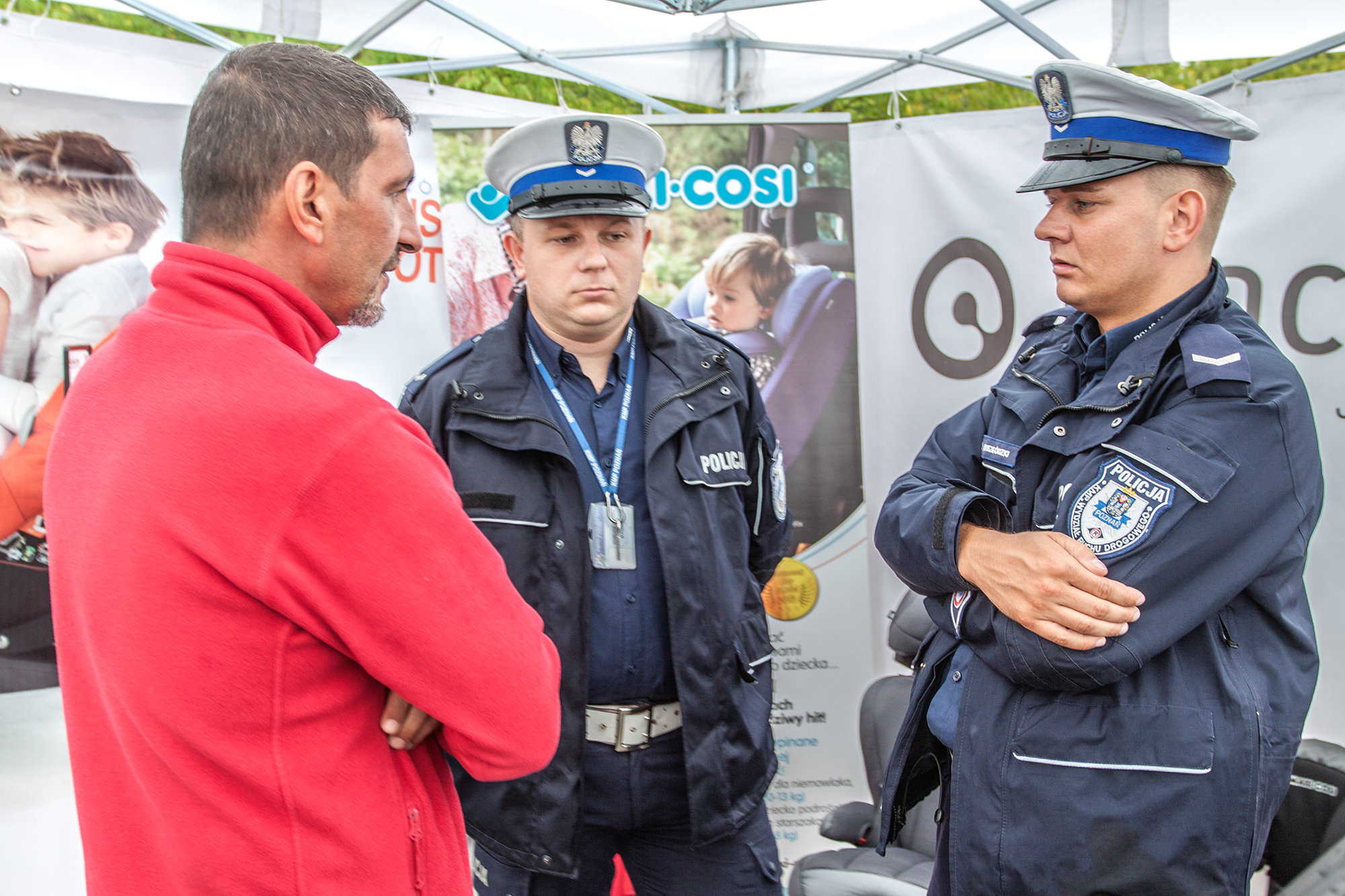 Policja w Poznaniu odwiedziła Ogólnopolskie Inspekcje Fotelików.